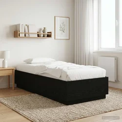 Krevetna konstrukcija Crni hrast 80 x 200 cm Konstruirano drvo