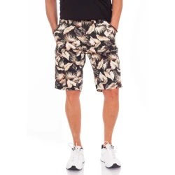 JET LAG 22 780 BERMUDE BLACK FLOWER