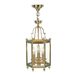 Där Lighting MOO0340 - Luster na lancu MOORGATE 3xE14/60W/230V mesing