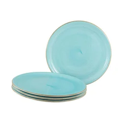 Creatable Set Krožnikov Za Pico Vintage Nature Aqua, 4-Delni