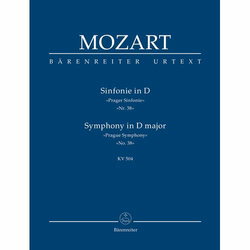 MOZART : note SINFONIE IN D NR.38 KV504 PRAGER SCORE