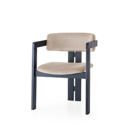 Hanah Home Trpezarijska stolica 58x76x49cm Crno-Bež
