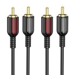 Borofone Kabel BL13 - 2RCA na 2RCA - 1,5m - Crna KP28006