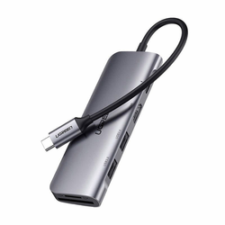 UGREEN Revodok CM195 (15214) 7-u-1 USB-C Hub 4K HDMI + SDTF – Space Gray