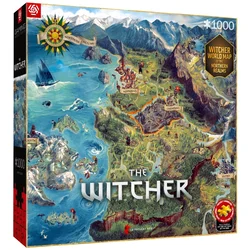 Good Loot Gaming Puzzle: The Witcher – The Northern Realms Map 1000 Igra