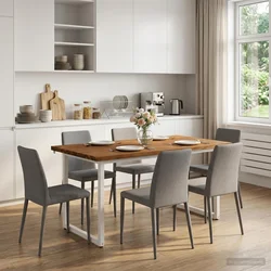 vidaXL Kvadratna jedilna miza 160 x 70 x 75 cm Masiven les akacije