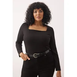 Trendyol Curve Ženska bluza Tbbaw26Af00022, Crna
