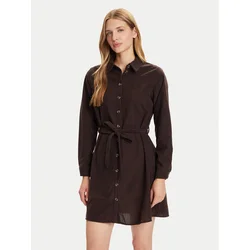 Vero Moda Srajčna obleka Elly 10334288 Rjava Regular Fit