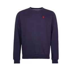U.S. POLO ASSN. Pulover  marine / krvavo rdeča