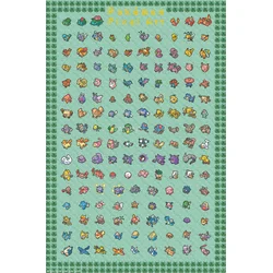 Maxi plakat GB eye Pokémon Pixel Art - 91,5 × 61 cm