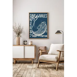 Uokvirena slika Wallity Lmnmdl30, 33x48 cm