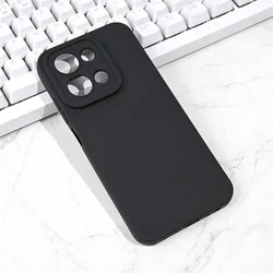 Silikonska maska za Xiaomi Redmi 15C 4G 173mm Pro Camera, Crna