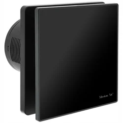 shumee Ventis Pure 100 črni kopalniški ventilator H+T