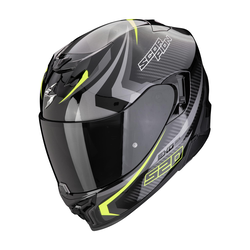 SCORPION Exo-520 evo air terra black-silver-yellow