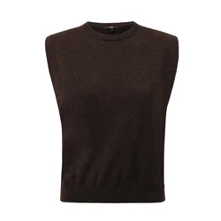 Mexx Ženski džemper MF006601553W, Rolka, Regular, Braon