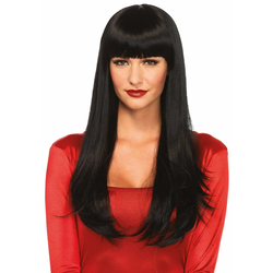 Leg Avenue Bangin Long Straight Wig A2733 Black