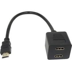 FAST ASIA Adapter konvertor HDMI (M) - VGA (F) crni