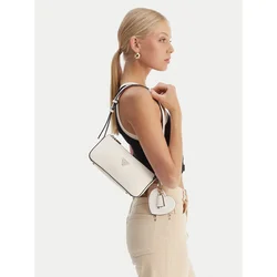 GUESS Torba za čez ramo Isobel  naravno bela