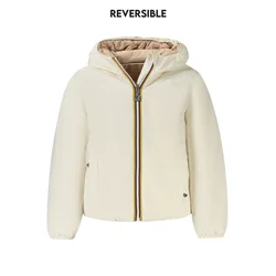 K-WAY JACKET GIRL WHITE
