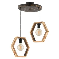 OPVIQ Luster Hexagon Double G