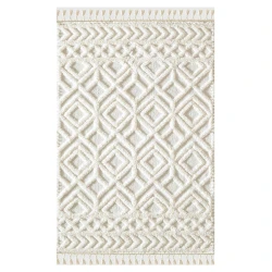 Bež preproga 230x160 cm Shaggy - Mila Home