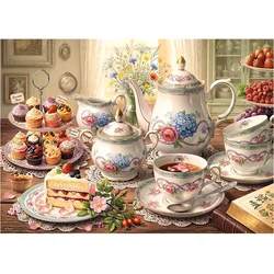 Cherry Pazzi - Puzzle Čaj ob mirni uri - 1 000 kosov