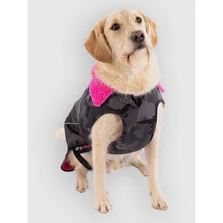 Dryrobe Waterproof Dog Coat black camo pink