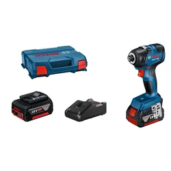 BOSCH Aku udarni odvrtač GDR 18V-200 sa 2 x 4/0 Ah Li-ion / brzi punjač