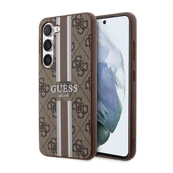 GUESS Futrola za Samsung S23 - Braon 4G Printed Stripe