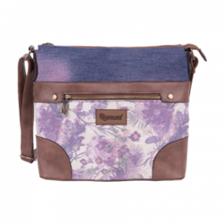 PULSE torba na rame Jeans floral 121349, višebojna