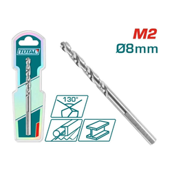 TOTAL HSS M2 brušena burgija, 8mm
