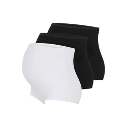 Lindex Maternity Spodnje hlače črna/bela