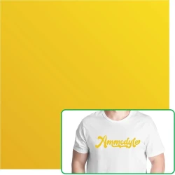 Bambu Lab Matte Heat Transfer Vinyl Sheet - Lemon Yellow