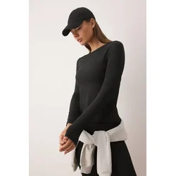 Trendyol Milla Ženska bluza Thmaw26Bz00004, Crna