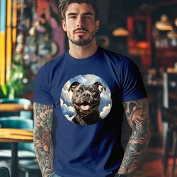 Camiseta Majica sa štampanim printom Cam 569, Muška, Indigo