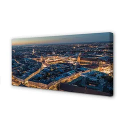 tulup.si Slika na platnu Krakov nočna panorama 100x50 cm