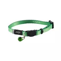 ROGZ Ogrlica za mace KIDDY CAT, LIME PAWS