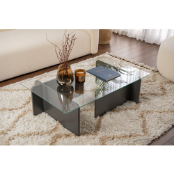 HANAH HOME Sto za dnevnu sobu Flavio Anthracite