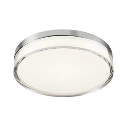 Redo 01-3728 - LED stropno svetlo FRISBI LED/18W/230V 3000/4000K IP44 hrom