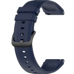 GS Univerzalni silikonski pašček 22 mm, temno moder