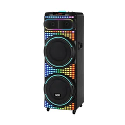 NDR Bluetooth zvučnik NDR-2260, 100W, 2x12, 2 mikrofona, Crni