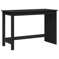 Stol Crna 112 x 50 x 75 cm Čvrsto borovo drvo