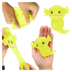 SENZORNI AXOLOTL antistresni MEHKI RUMENI AXOLOTL