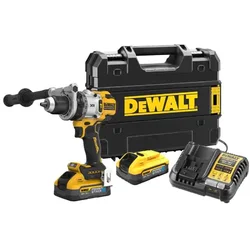 DeWalt DCD1007H2T 18 V XR akumulatorska udarna bušilica-odvijač, 2×5.0 Ah Powerstack baterije, punjač, bočna ručka i kofer