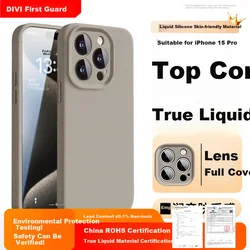 Divi Maska za mobilni telefon iPhone 15 Pro, Siva