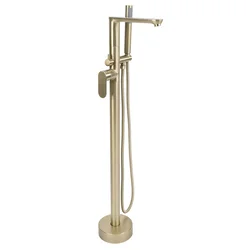 Samostoječa mešalna pipa Rea Logan Brush Gold
