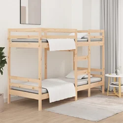 Krevet na kat 90 x 190 cm od masivne borovine