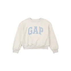 GAP Majica  modra / pegasto siva / bela
