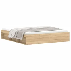 Vidaxl Posteljni okvir sonoma hrast 180x200 cm