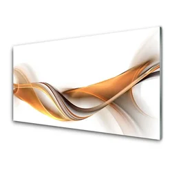 tulup.si Slika na steklu Abstrakcija graphics 120x60 cm 4 obešalnika